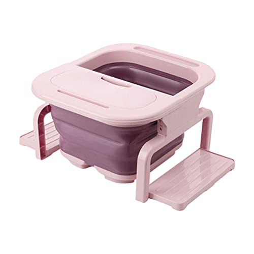 HEALLILY 1pc Folding Foot Bath Bucket Pp Household Remover Travel