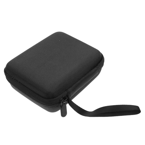 HAWILLOSCH Gitarre Plektrum Aufbewahrungstasche Nylon Schwarz Tragbarer Plectrum Organizer für Gitarren Ukulelen und Musikinstrumente Robuste Pick Tasche mit Kreativem Design und Viel Platz