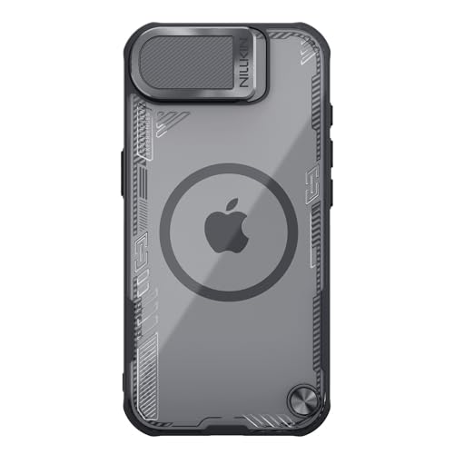 Image of Nillkin Case for Apple iPhone 16E / 17E (6.1 inch Inch) Iceblade Prop Case with Mag Safe Magnetic Features Corner Air Bags + Aluminium Camera Protect Stand Scratch & dust Proof Black