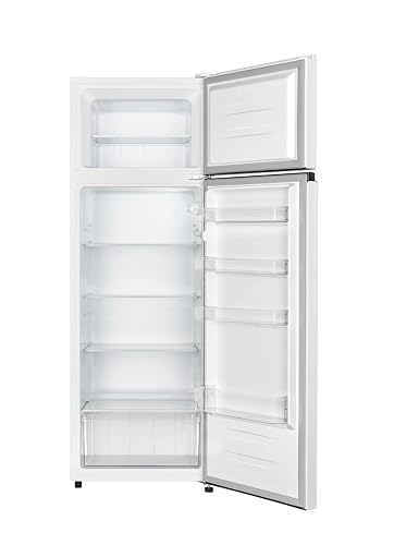 EDESA Frigorífico EFT-1612 WH 2 Puertas Estático Facil Instalación Tamaño 1,43 Metros Gran Capacidad 204 Litros Iluminación Interior Color Blanco
