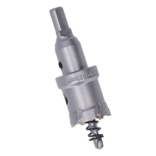 Broca sierra de corona de carburo de 28 mm para metal miniatura 2