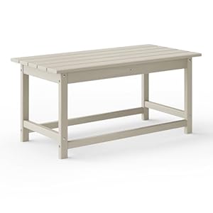 WestinTrends Malibu Polyholz Couchtisch Sand