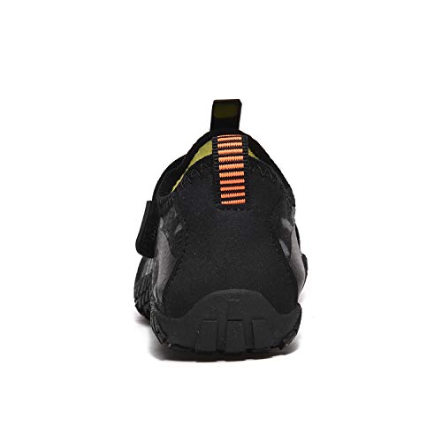 Water Shoes for Boys Girls Kids Quick Dry Barefoot Aqua Socks Beach Outdoor Walking Athletic Sport Shoe for Swimming Surfing Kayaking Hiking Fishing Black Blue Green Rose Red3