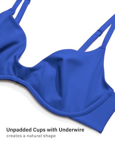 Image of INLYRIC Women's Inbarely Plus Plunge Bra - Unlined Underwire Sexy Demi Balconette Bras