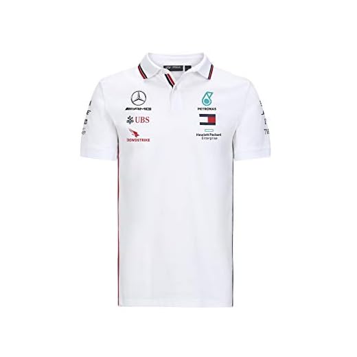 Men's Formula 1 Mercedes-AMG Petronas 2020 Team Polo, White, XS