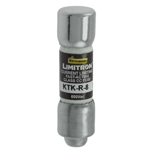 Fusible KTK-R-12 cartouche cylindrique de classe CC pour tableau électrique, 10 pcs