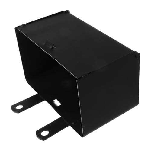 VINTORKY Metal Motorcycle Battery Holder Case Compact Storage Box for Atvs Dirt Bikes Offroad Motorcycles Durable Organizer for Various Portable Battery Carrier