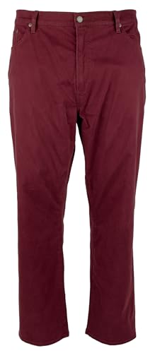 POLO RALPH LAUREN Men's Big & Tall Stretch Classic Fit Sateen Jeans Style Pant Rd 48Bx32 Red