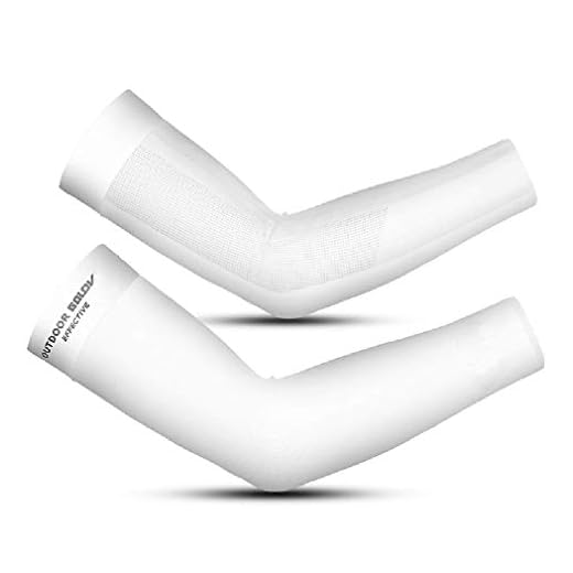 Fauhsto Arm Sleeves, Cooling Arm Warmers UV Protection,Compression Arm Sleeves Base Layer for Men Women,Arm Support for Cycling Golf Baseball Basketball Running Sport Tattoo Hand Cover - 1 Pair