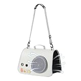 Biniveil Transportín para Gatos,Bolso de Viaje para Mascotas con Asa de Hombro - Bolso Grande Impermeable con Correa De Hombro para Excursiones Cortas Picnic Senderismo Camping