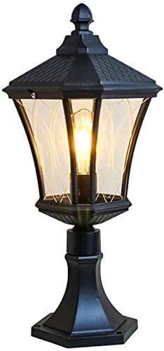 Lampe pilier extérieur E27 bronze luminaire étanche