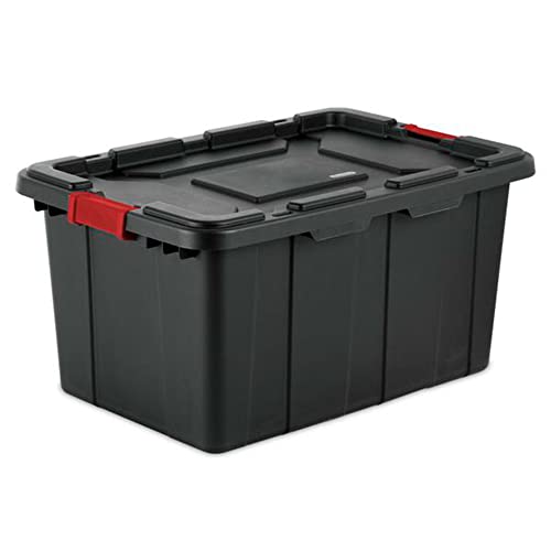Sterilite 27 Gal Industrial Tote, Stackable...