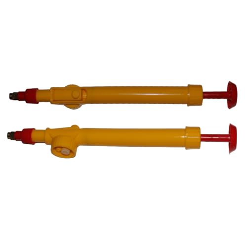 Image of QUADRA Portable Garden Sprayer with Adjustable Nozzle, Yellow and Red, Bottle Attachment Design Pack of 1
