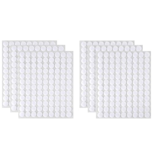 Image of Ainiv 324 Pairs Self-Adhesive Hook and Loop Dots, Double-Sided Adhesive Tape Stickers, Removable Adhesive Sticker Traceless, Waterproof DIY Stickers Crafts Dots Round Pads for Home School Office