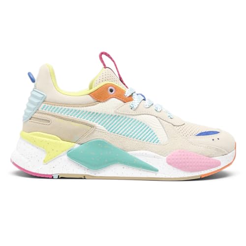 PUMA Mens Rs-X Suede Multi Lace Up Sneakers Shoes Casual - Beige