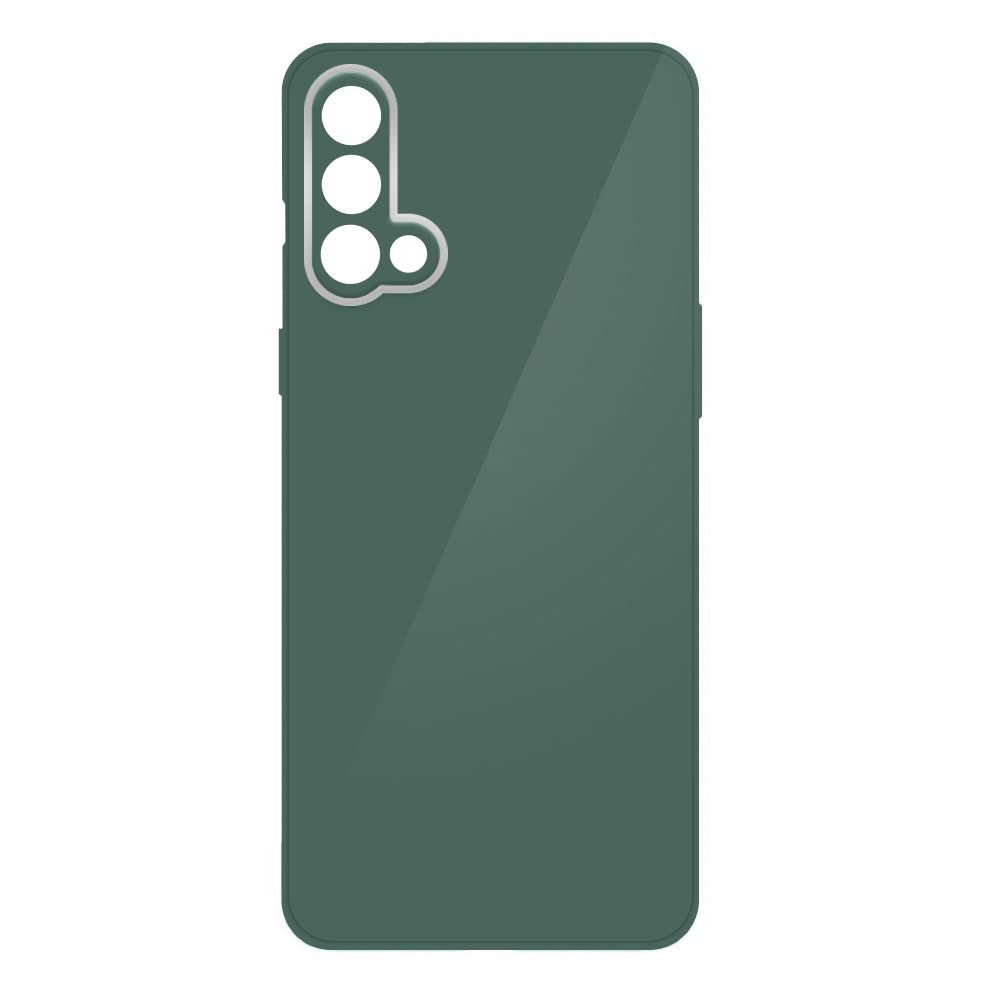 MARGOUN for Oneplus Nord Ce Case Cover Electroplated Hard Glossy Case with Camera Protection (oneplus nord ce, Green)