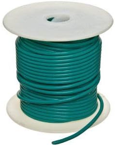 18 Ga Green Automotive/General Purpose GXL Wire .94 O.D. 25' Superior Abrasion Resistance, High Heat, Resist grease,Oil, Gasoline,Acids