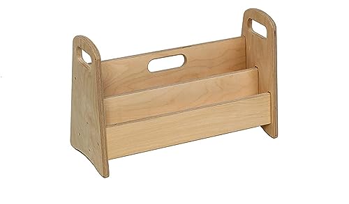 Kidodido Montessori Bücherregal klein | 2 Regalbretter | Rustikal |...