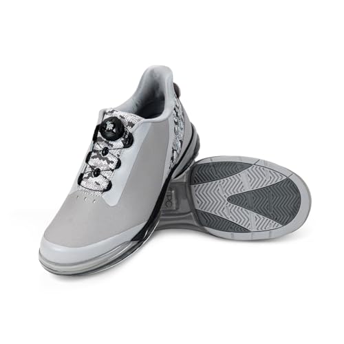 KR Strikeforce TPC Hype Grey Camo Right Hand Unisex High Performance Bowling Shoe