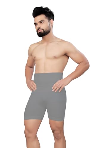 Image of Tummy Tucker Men Shapewear for Control Seamless High Waist Slimming Underwear Body Shaper Boxer Stomach Fitness for Exercise & Workout Briefs