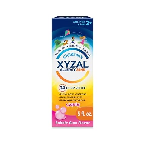 Xyzal Children's Oral Solution for 24-Hour Allergy Relief Cover
