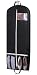 SLEEPING LAMB Breathable 60" Dress Garment Bag with Zipper Shoe Pockets Trifold Hanging Clothes Storage Bags for Long Dresses, Wedding Gown, Suits Black
