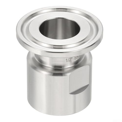 Vootnifig 2,5 cm Tri Clamp Adapter NPT 1/2