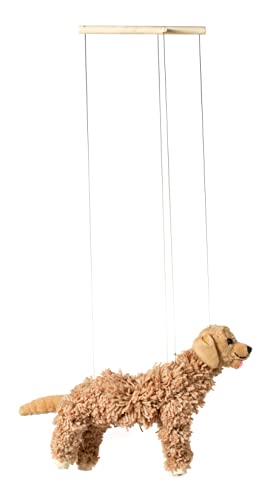 Artisan Owl Labrador Marionette Puppet thumb #2