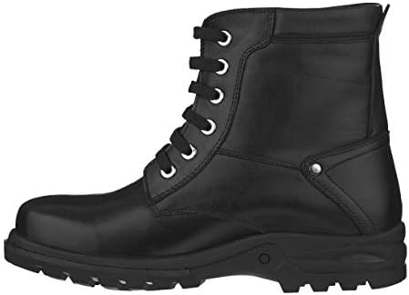 CALTO Men's Invisible Height Increasing Elevator Shoes - Black Premium Leather Lace-up High-top Ankle Boots - 3.2 Inches Taller - T14002 - Size 7.5 D(M) US | Image 2