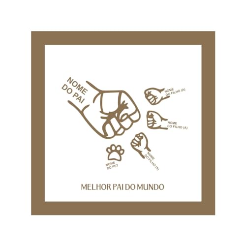 Quadro decorativo “Melhor pai do mundo”