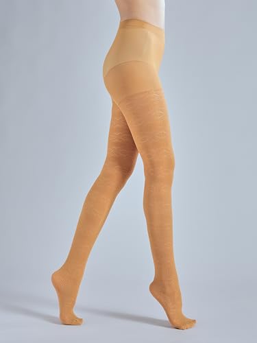 Image of Sahabowi Women Tights, Sheer High Waist Pantyhose, Vintage Control Top Stockings, Siwa6