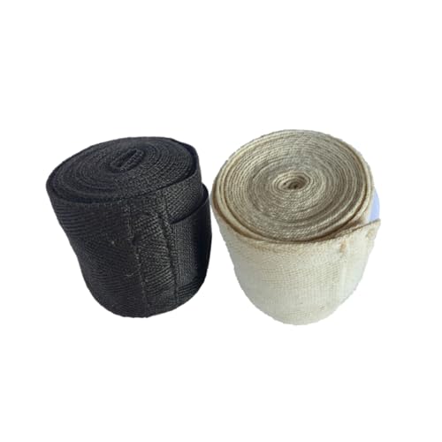 BELLIFFY Sturdy Cotton Boxing Wraps 2pcs Wrist Straps for Kickboxing Handguard Straps Easy to Wrap Carry