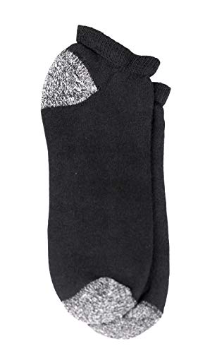 Fruit of the Loom Men's 6-Pack Low Cut Socks, Shoe Size: 6-12, Black2