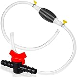 VALICLUD Pompe De Transfert Carburant Tuyau Siphon Essence Pompe Manuelle Siphon Portable Pour Transfert Liquide