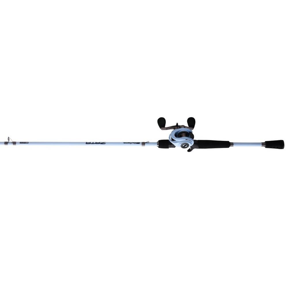 Abu Garcia Zata LTD Baitcast Low Profile Reel and 7' Fishing Rod Combo, Magnetic Braking System, 24-Ton Graphite Construction, Graphite Body & Sideplates, Left Handle Position : Sports & Outdoors