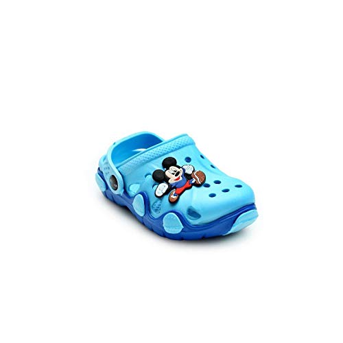Fashion shoes Boys & Girls Sky Blue Clog - 2 Kids UK