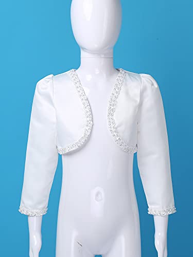 Agoky Ragazza Manica Lunga Elegante Corto Bolero