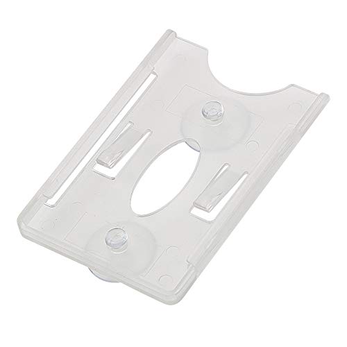 NOPNOG - 9 × 6 cm Auto ID IC Porte-carte pour verre de pare-brise (avec ventouse) Cover