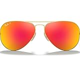 Protective case included Ray-Ban 0rb3025 RB3025 Aviator Sonnenbrille, Gold (112/4D 112/4D)