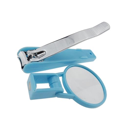 Toddmomy Nail Trimmer with Magnifying Glass Safe Nail Clipper for Ergonomic Design for Newborn Nail Care