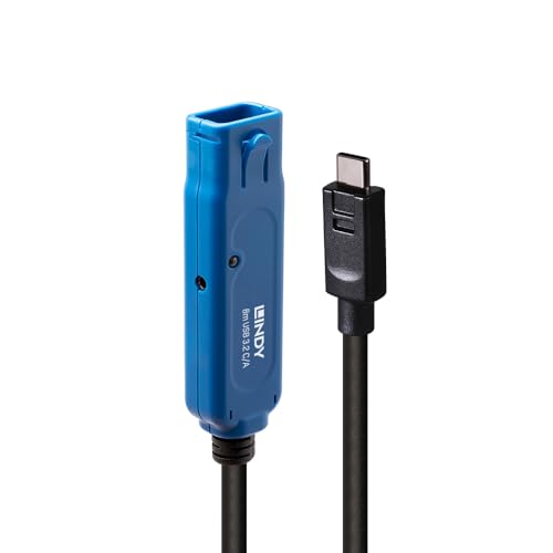 LINDY 8m USB3.2 Gen1 Type-C to Type-A オス/メス アクティブ延長ケーブル(型番:43381) LINDY 8m USB3.2 Gen1 Type-C to Type-A オス/メス アクティブ延長ケーブル(型番:43381)