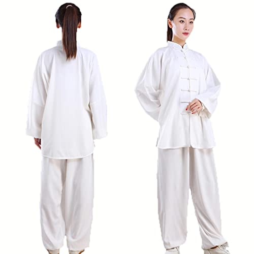 Design con colletto rialzato, comodo da indossare, non si deforma facilmente. Spacchi laterali, movimento libero. I pantaloni e le gambe dei pantaloni sono progettati con cordini elastici.