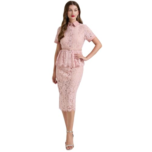Robe moulante gainante taille haute en dentelle pour sublimer vos courbes