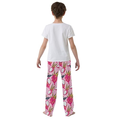 Pajama Bottoms, Dragon Fruits Sleeping Pant Lounge Wear Pajamas Long Pants Sleepwear Pjs3