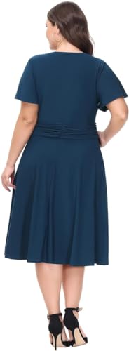 Image of TASHVIKA'S Women's Fit & Flare Midi Dress