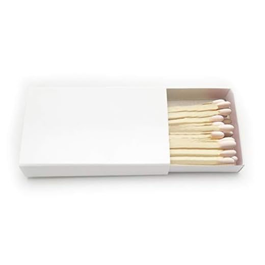Plain White Wooden Matchsticks Bulk Pack