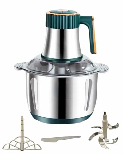 5L Electric Meat Grinder, Stainless Steel Dough Machine, 500w Strong Food Processing Machine, 5-Speed Mode, Used For Dough Stirring, Onion, Meat, Nuts, Fruits, Garlic, Vegetables, Baby Food ?