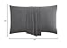 Empyrean Bedding Pillow Cases King - Soft King Pillow Cases - King Size Pillow Cases - King Pillow Cases Set of 2 - Premium Hotel Pillowcases King Size -Charcoal Gray
