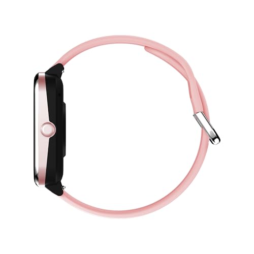 Image of TIMEX MetalFit 2.0 Digital Black Dial and Pink Bnad for Unisex Smartwatch - TWTXW207T