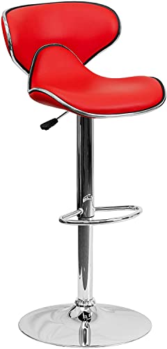 Image of Css -Replacement Bar Stool /High /Height Gas Lift Cylinder Chrome,Tall Hydraulic Piston Pneumatic Shock Universal Size, Full Stool Height (Extended Height:28'' /710mm) (Bar Stool Hydraulic)